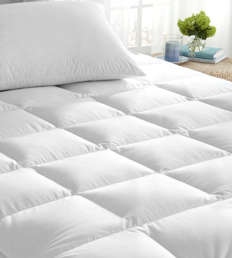 Luxury Duck Feather & Down Mattress Topper Mattress Cover Available In All Sizes 
